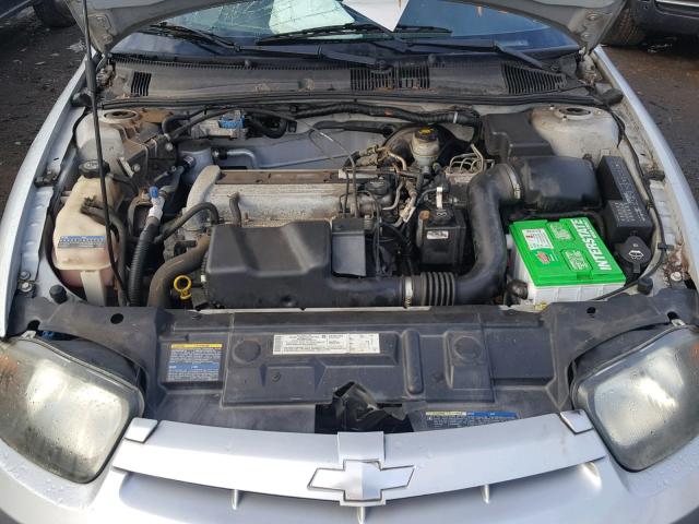 1G1JF52F247312943 - 2004 CHEVROLET CAVALIER L SILVER photo 7