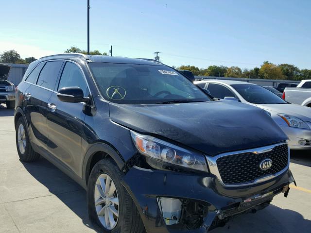 5XYPG4A50GG142476 - 2016 KIA SORENTO LX BLACK photo 1