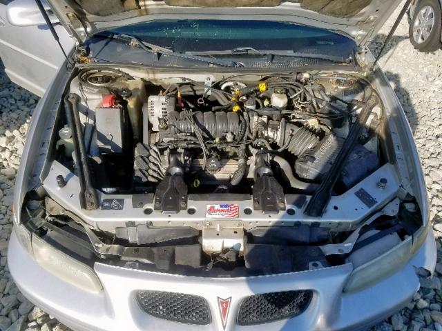 1G2WP52K92F109952 - 2002 PONTIAC GRAND PRIX SILVER photo 7