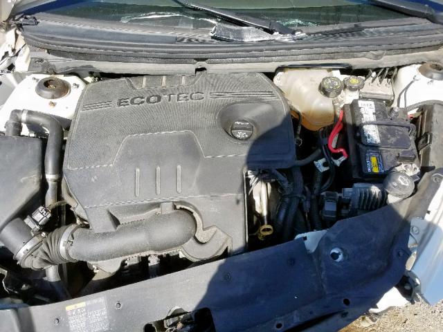 1G1ZC5E08CF330354 - 2012 CHEVROLET MALIBU 1LT WHITE photo 7