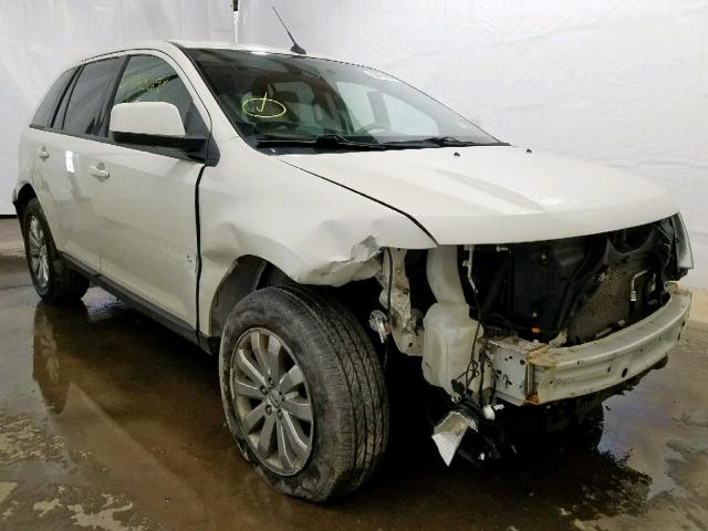 2FMDK4JC0ABA21647 - 2010 FORD EDGE SEL WHITE photo 1