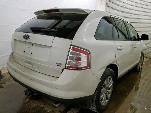 2FMDK4JC0ABA21647 - 2010 FORD EDGE SEL WHITE photo 4