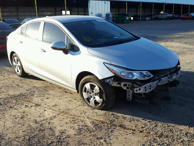 1G1BC5SM2G7252887 - 2016 CHEVROLET CRUZE LS GRAY photo 1