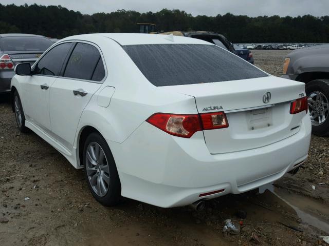 JH4CU2F83CC021792 - 2012 ACURA TSX SE WHITE photo 3