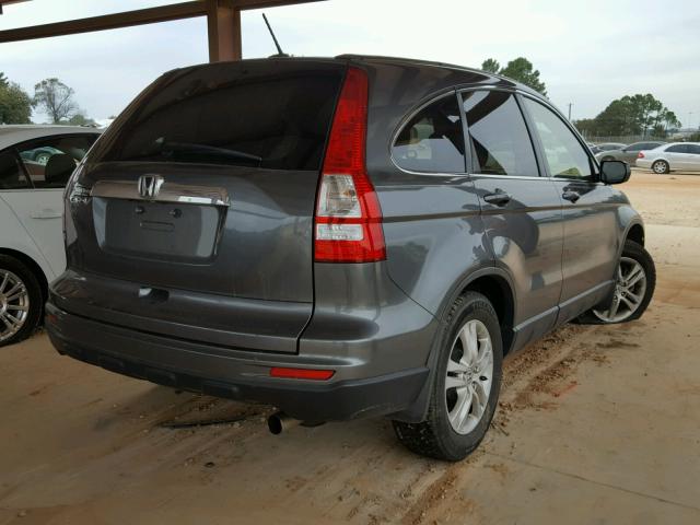 JHLRE3H79BC009313 - 2011 HONDA CR-V EXL GRAY photo 4