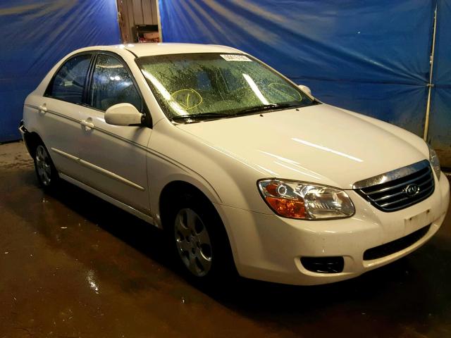 KNAFE121385581349 - 2008 KIA SPECTRA EX WHITE photo 1