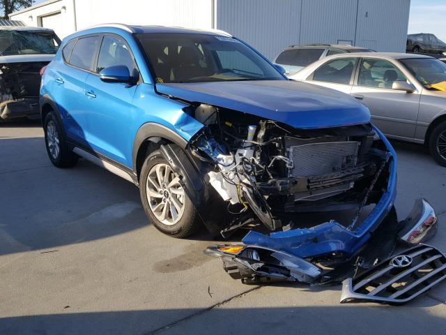 KM8J33A45JU722245 - 2018 HYUNDAI TUCSON LIM BLUE photo 1