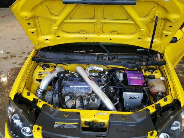 1G1AP18X397216574 - 2009 CHEVROLET COBALT SS YELLOW photo 7