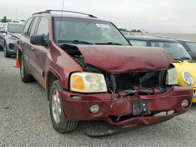 1GKDT13S332119525 - 2003 GMC ENVOY MAROON photo 1