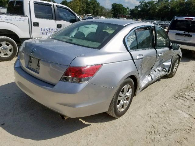 1HGCP26438A128805 - 2008 HONDA ACCORD LXP SILVER photo 4