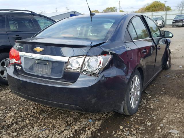 1G1PH5SB6E7314729 - 2014 CHEVROLET CRUZE ECO BLUE photo 4