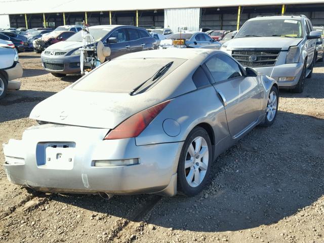 JN1AZ34E34M154981 - 2004 NISSAN 350Z COUPE GRAY photo 4