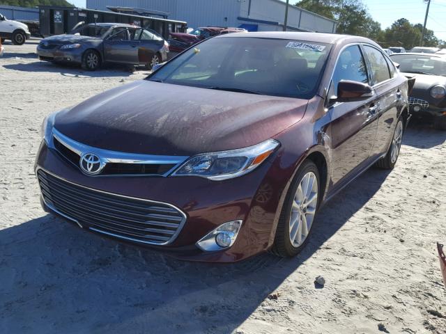 4T1BK1EB4DU058612 - 2013 TOYOTA AVALON BAS Czerwony zdjęcie 2