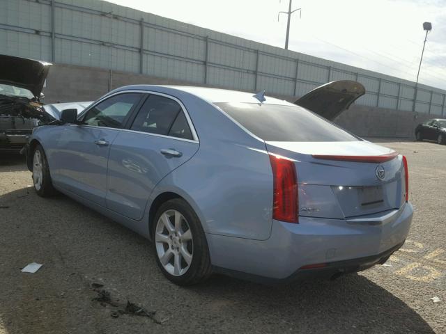 1G6AA5RXXD0130245 - 2013 CADILLAC ATS BLUE photo 3