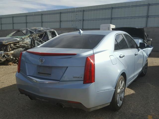 1G6AA5RXXD0130245 - 2013 CADILLAC ATS BLUE photo 4