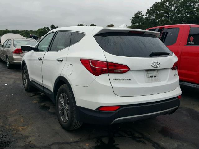 5XYZT3LB7GG337797 - 2016 HYUNDAI SANTA FE S WHITE photo 3