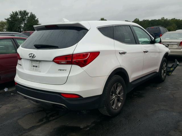 5XYZT3LB7GG337797 - 2016 HYUNDAI SANTA FE S WHITE photo 4