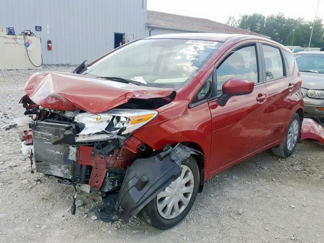 3N1CE2CP8FL367908 - 2015 NISSAN VERSA NOTE RED photo 2