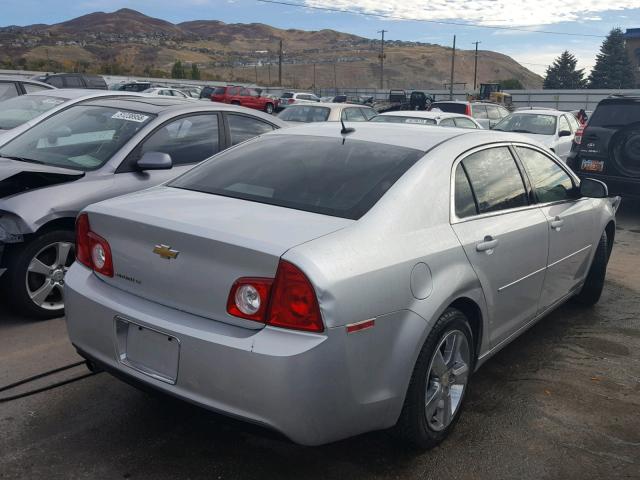 1G1ZD5EB9A4100524 - 2010 CHEVROLET MALIBU 2LT SILVER photo 4