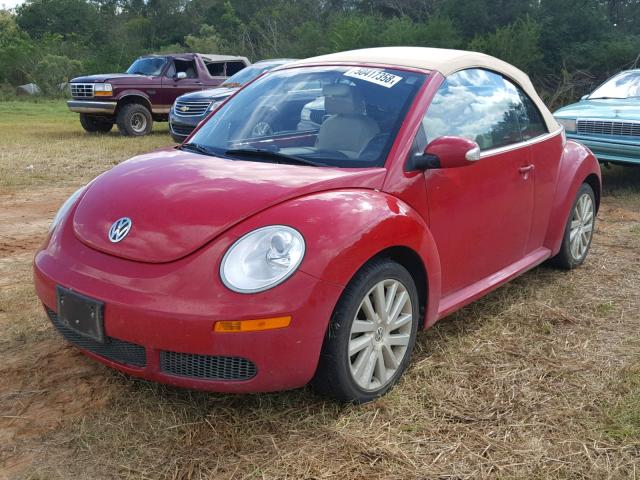 3VWRF31YX9M405494 - 2009 VOLKSWAGEN NEW BEETLE Qırmızı foto 2