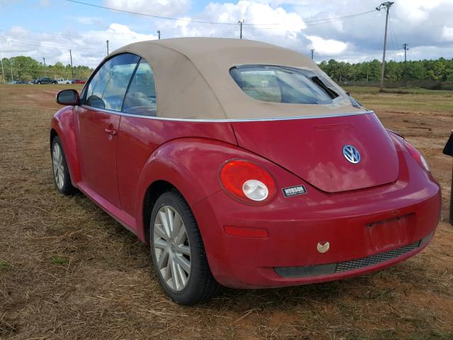 3VWRF31YX9M405494 - 2009 VOLKSWAGEN NEW BEETLE Qırmızı foto 3