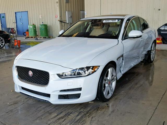 SAJAD4BV6HA974596 - 2017 JAGUAR XE PREMIUM WHITE photo 2