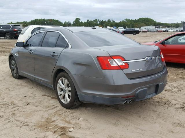 1FAHP2EW0CG144074 - 2012 FORD TAURUS SEL GRAY photo 3