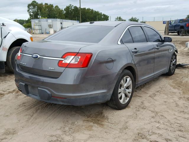 1FAHP2EW0CG144074 - 2012 FORD TAURUS SEL GRAY photo 4