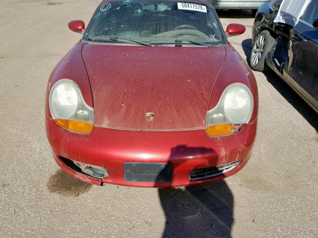 WP0CA29832U625289 - 2002 PORSCHE BOXSTER RED photo 7