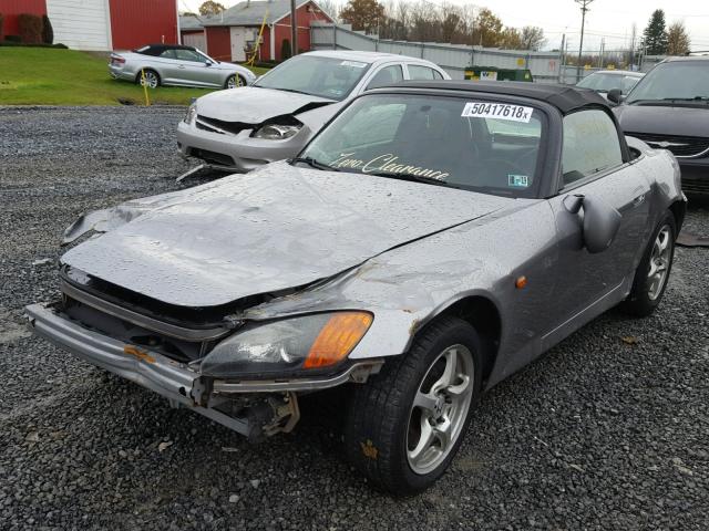 JHMAP11411T005875 - 2001 HONDA S2000 SILVER photo 2