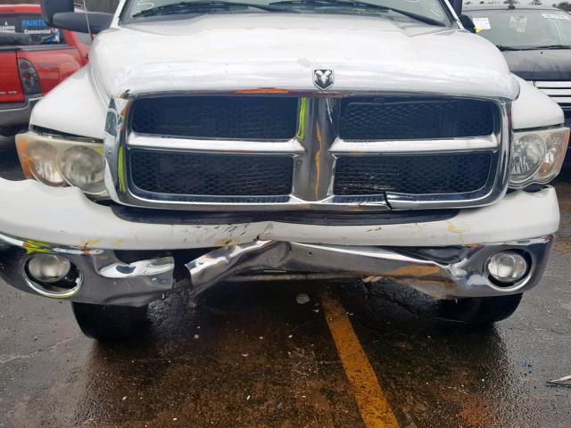 3D7MS48C85G764902 - 2005 DODGE RAM 3500 S WHITE photo 9