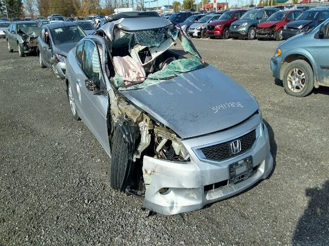 1HGCS2B87AA800684 - 2010 HONDA ACCORD EXL SILVER photo 1