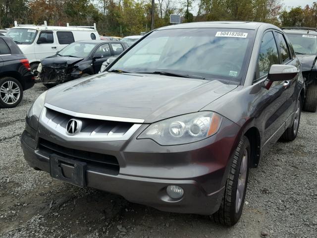 5J8TB18268A018173 - 2008 ACURA RDX GRAY photo 2