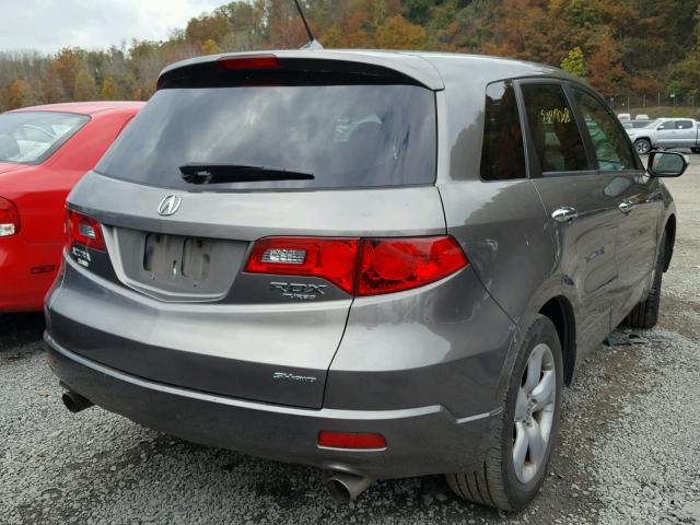 5J8TB18268A018173 - 2008 ACURA RDX GRAY photo 4