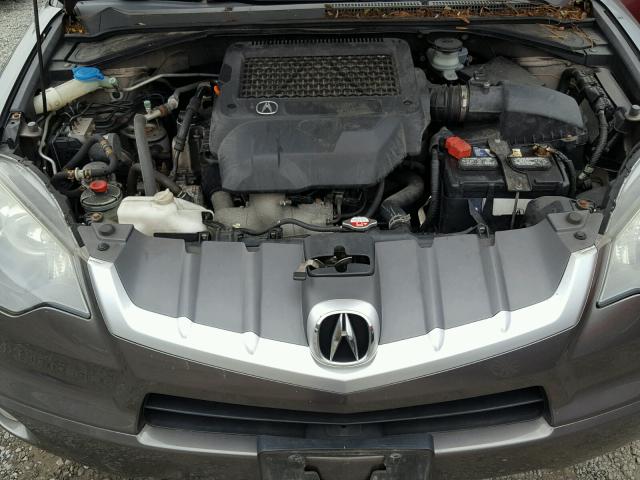 5J8TB18268A018173 - 2008 ACURA RDX GRAY photo 7