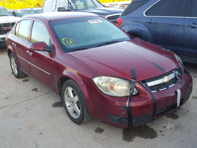 1G1AT58H597168121 - 2009 CHEVROLET COBALT LT MAROON photo 1