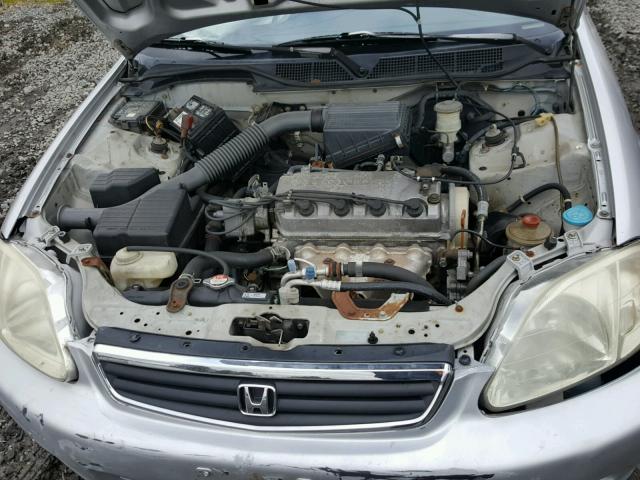 2HGEJ6615XH529652 - 1999 HONDA CIVIC BASE SILVER photo 7