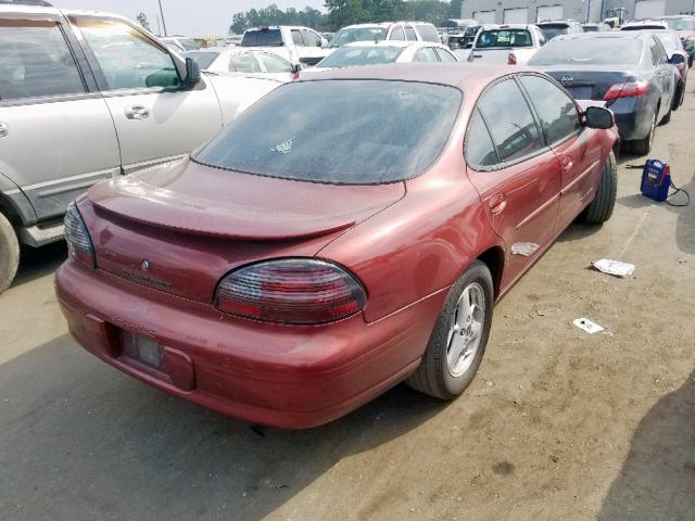 1G2WK52J83F131254 - 2003 PONTIAC GRAND PRIX RED photo 4