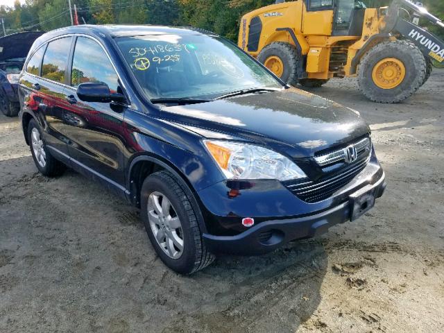 JHLRE48707C074659 - 2007 HONDA CR-V EXL BLUE photo 1