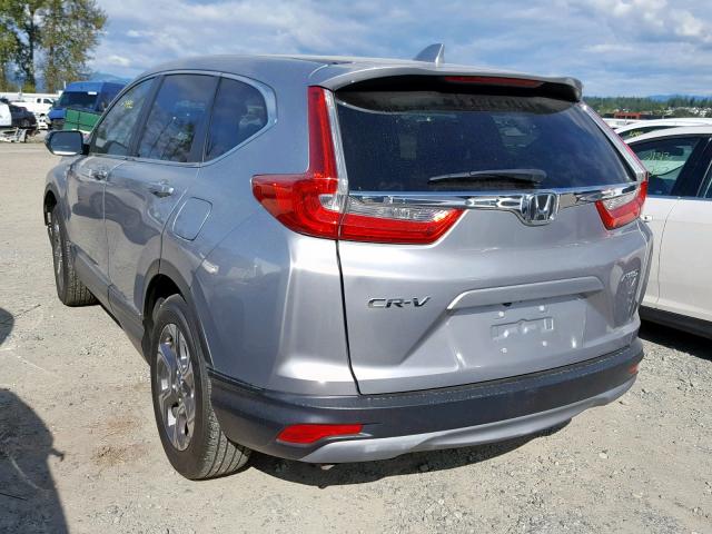 2HKRW2H80HH628411 - 2017 HONDA CR-V EXL SILVER photo 3