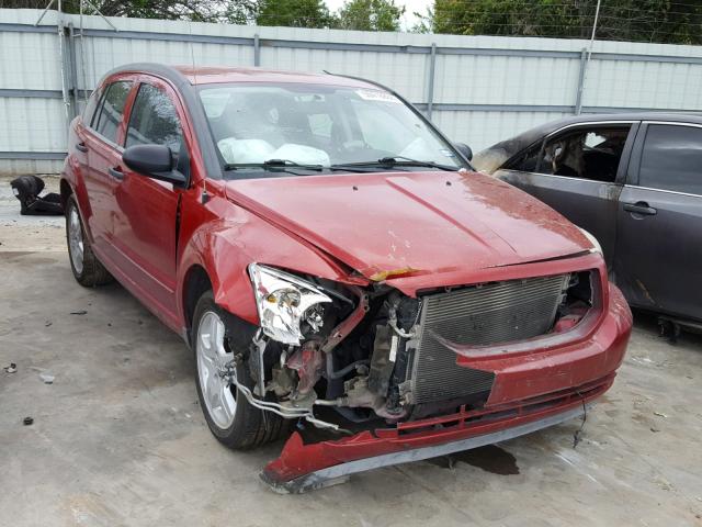 1B3HB48B88D617193 - 2008 DODGE CALIBER SX RED photo 1