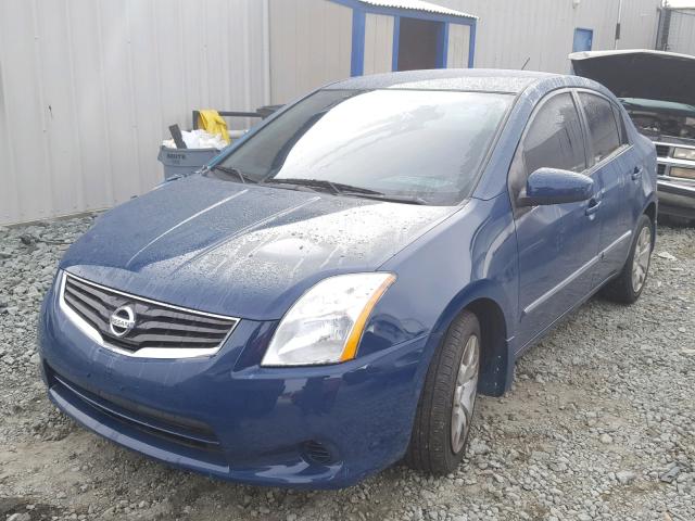 3N1AB6AP1BL730778 - 2011 NISSAN SENTRA 2.0 BLUE photo 2