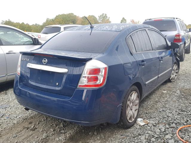 3N1AB6AP1BL730778 - 2011 NISSAN SENTRA 2.0 BLUE photo 4