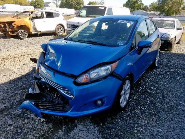 3FADP4EJ5EM241651 - 2014 FORD FIESTA SE BLUE photo 2