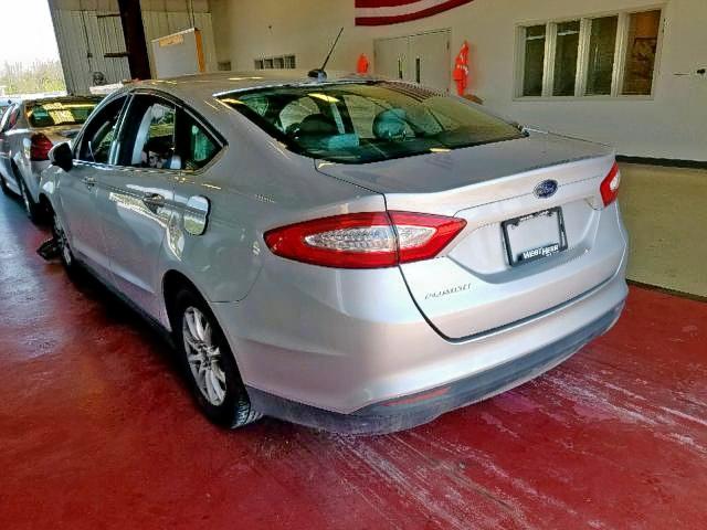 1FA6P0G75F5122900 - 2015 FORD FUSION S SILVER photo 3