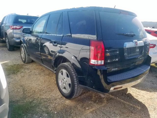 5GZCZ53446S809219 - 2006 SATURN VUE BLACK photo 3