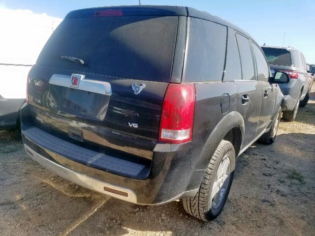 5GZCZ53446S809219 - 2006 SATURN VUE BLACK photo 4