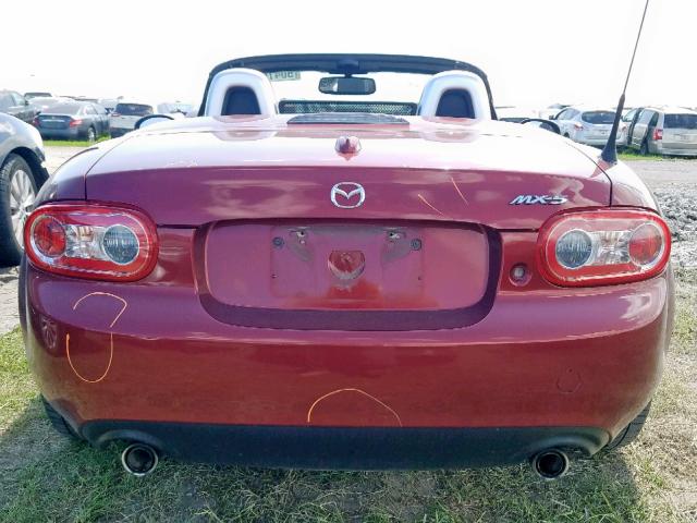 JM1NC2PF2D0227571 - 2013 MAZDA MX-5 MIATA BURGUNDY photo 6