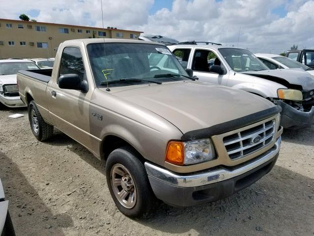 1FTYR10D92PA75713 - 2002 FORD RANGER BROWN photo 1