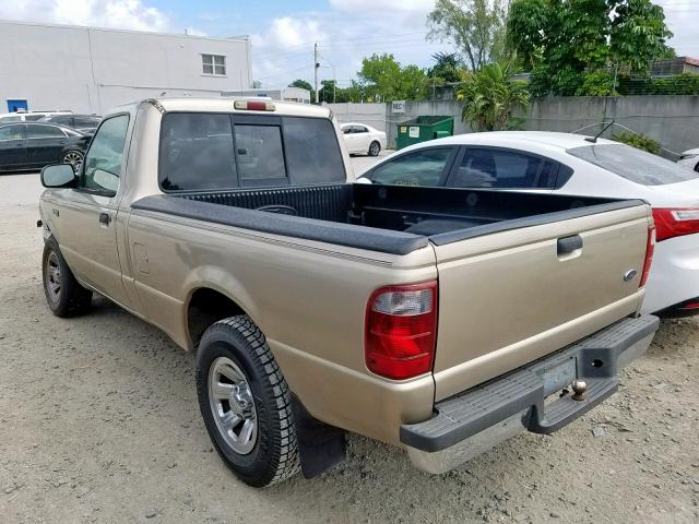 1FTYR10D92PA75713 - 2002 FORD RANGER BROWN photo 3